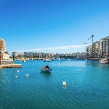 Cozy 1br In The Centre Of St Julians W/wifi By 360 Estates Appartement San Ġiljan